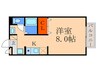 セピアコ－ト 1Kの間取り