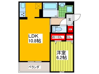 間取図 グランドール清水