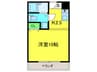 キリンハイツ 1Kの間取り