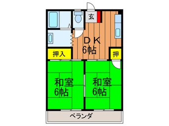 間取図 白川マンション