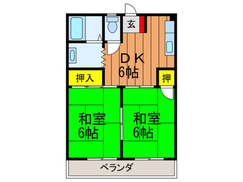 間取図 白川マンション