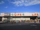 ライフ牧野店(スーパー)まで312m 白川マンション