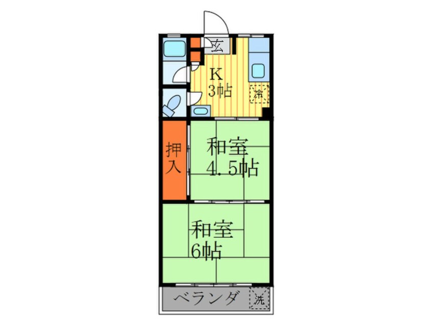 間取図 ルビ－マンション