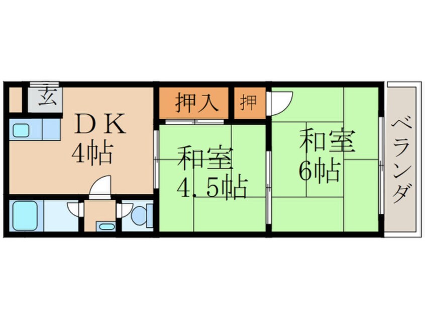 間取図 ルビ－マンション