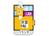 ヴィラージュ藤井寺 1Kの間取り