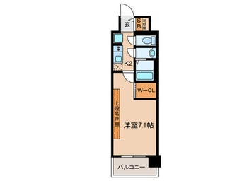 間取図 プレサンス大津京町ヴェリス
