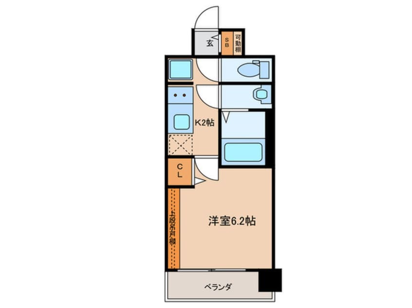 間取図 プレサンス大津京町ヴェリス