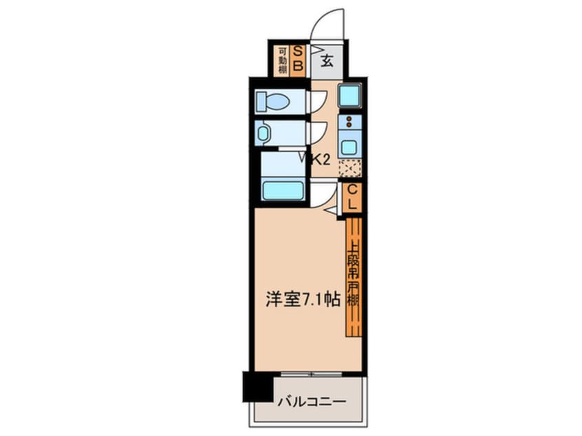 間取図 プレサンス大津京町ヴェリス