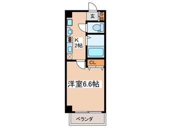 間取図 グランベリ－天王寺