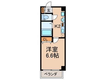 間取図 グランベリ－天王寺