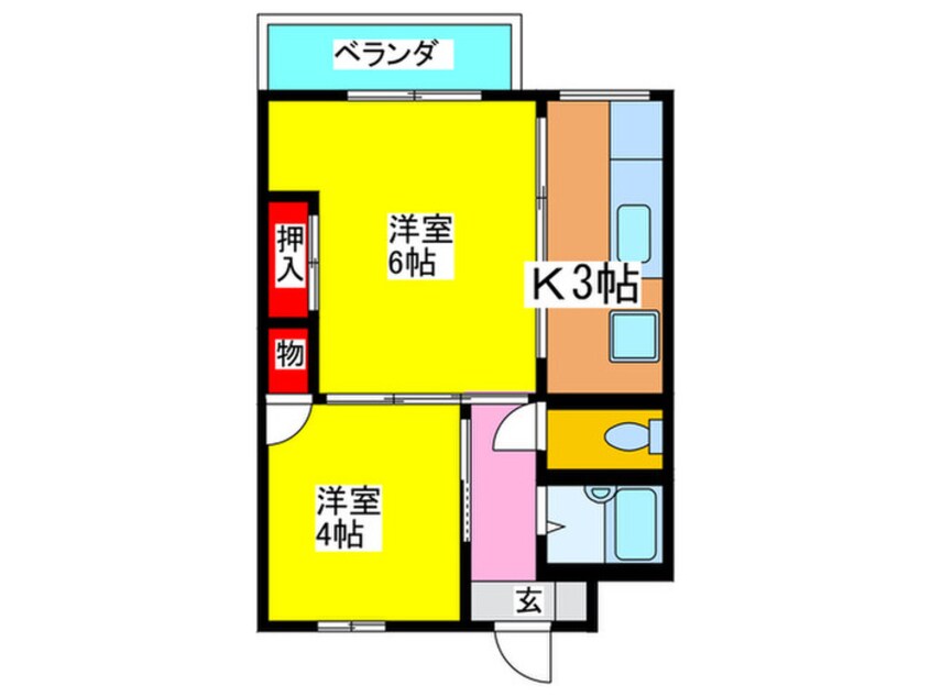 間取図 エルパラッツォ京橋