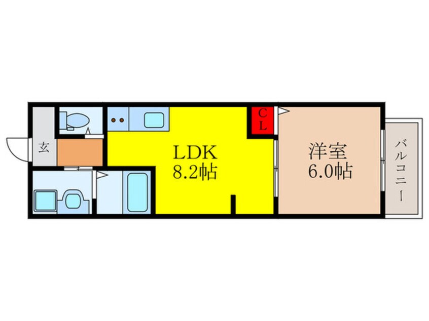間取図 ジーイーセットノース