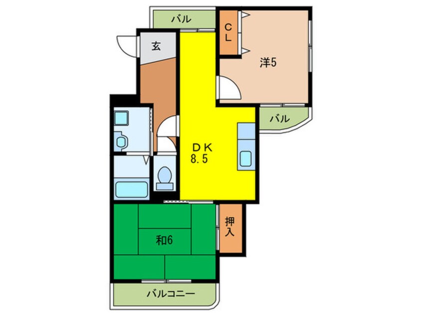 間取図 マックコート