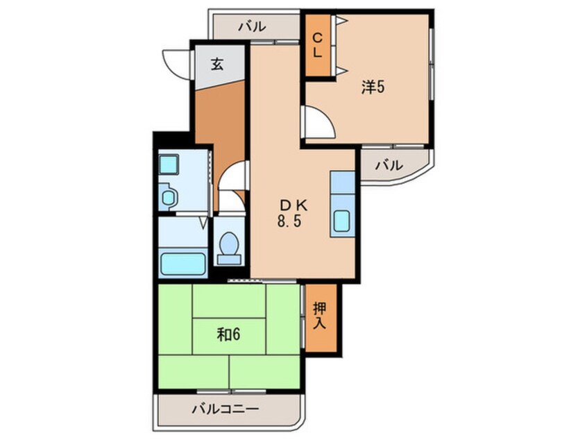 間取図 マックコート