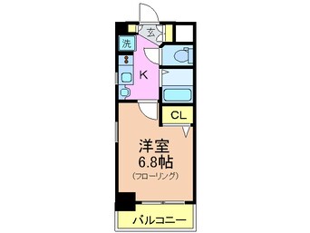 間取図 EC神戸ﾊ-ﾊﾞ-ﾗﾝﾄﾞ前Ⅳﾍﾞｲﾗｲﾄ1001