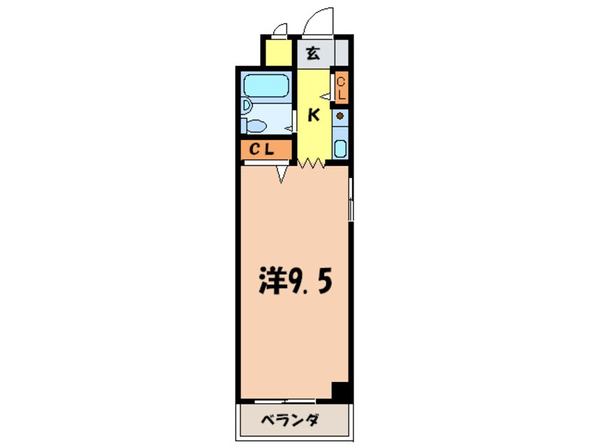 間取図 タケダビル９５