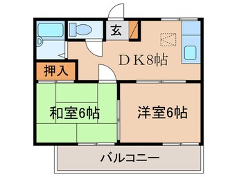 間取図 ビュ－ラＫＳ