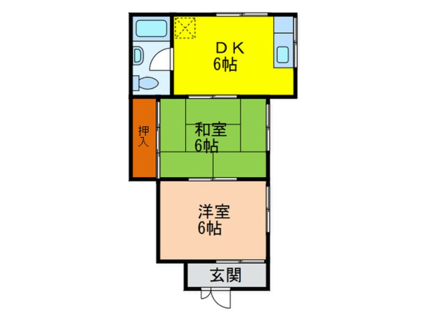 間取図 ペディーコート川西