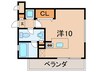 ブリストル 1Rの間取り