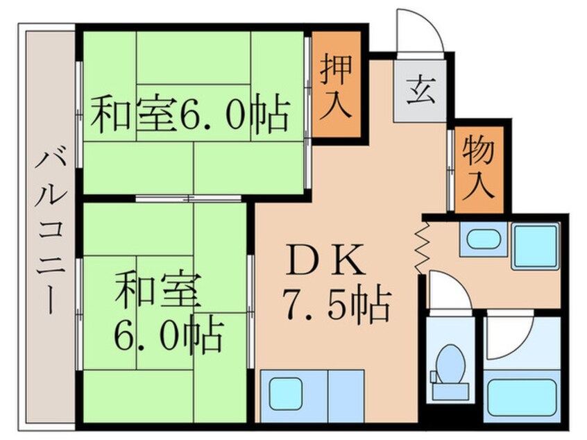 間取図 第２大和マンション