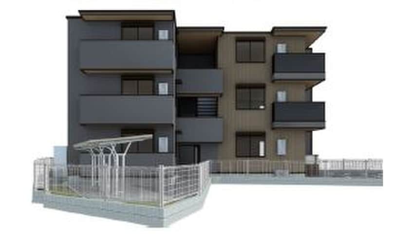完成予想図 仮)Ｄ－ＲＯＯＭ平井Ａ棟