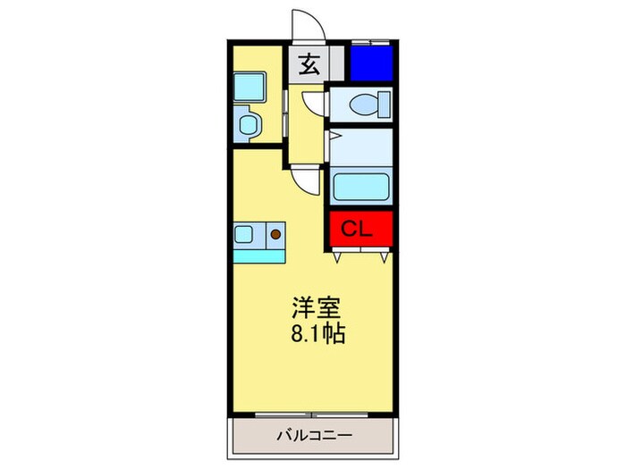 間取り図 カ－サ北本通