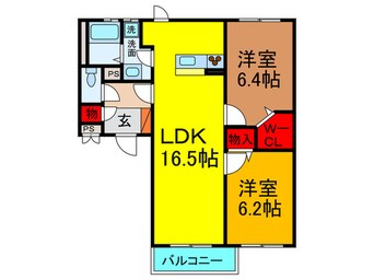 間取図 グランシャリオ