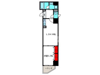 間取図 レオンコンフォート大手通(707)