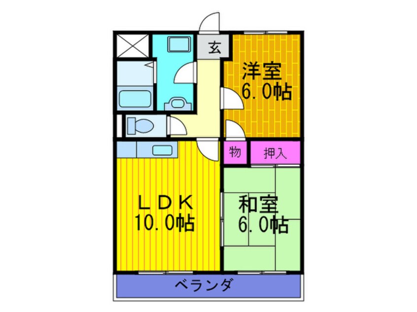 間取図 ハイドリ－ム新石切