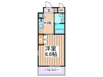 間取図 エイペックス南堀江(706)