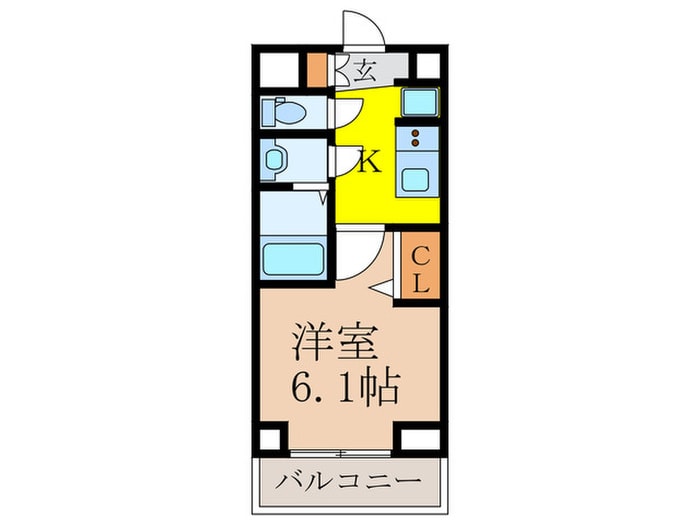 間取り図 ﾌﾟﾚｻﾝｽ東三国駅前ｸﾞﾗﾝｸﾗｽ(410)