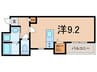 ワコーレヴィータ蓮池町 1Rの間取り