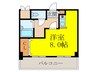 コニ－ハイツ 1Rの間取り