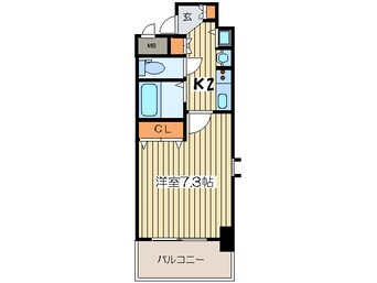 間取図 ＬａＤｏｕｃｅｕｒ難波東