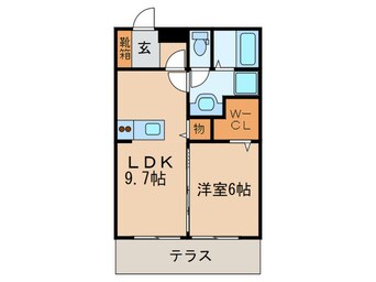 間取図 マジェスティ　ツイン　Ⅱ棟