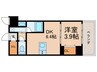 ヴィーナス今里 1DKの間取り