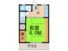 アルス藤 1Kの間取り