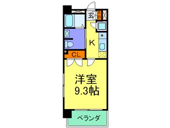 間取図 フォレシティ肥後橋