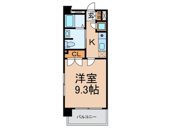 間取図 フォレシティ肥後橋
