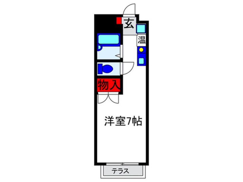 間取図 ｴｽﾃ-ﾄﾋﾟｱおぐら(1号室－5号室)