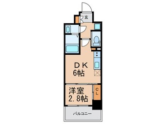 間取図 ﾌｧｰｽﾄﾌｨｵｰﾚ天王寺(707)