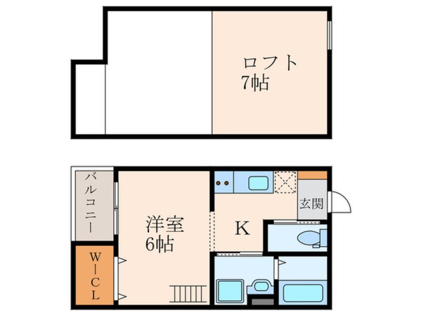 間取図 フォンテーヌ尼崎