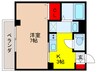 みおつくし城北 1Kの間取り