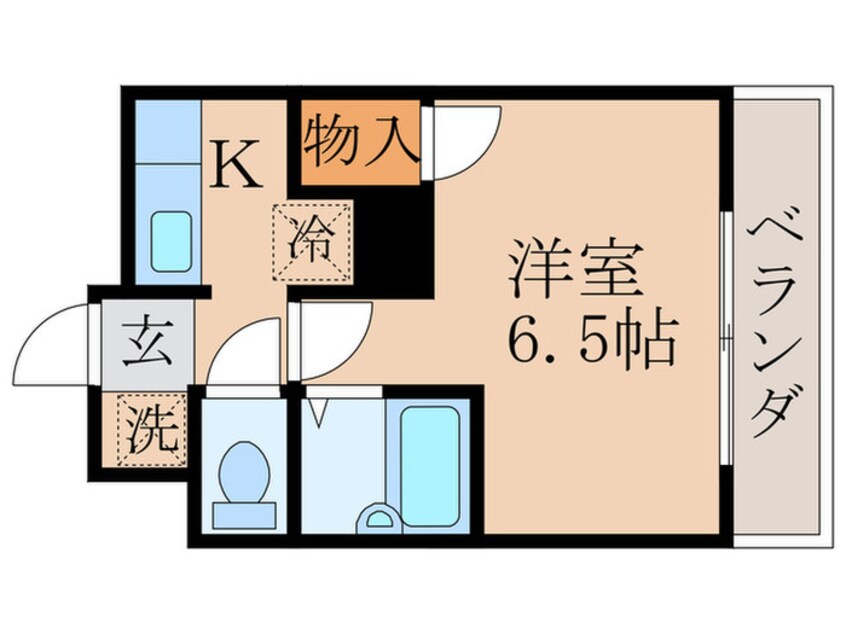 間取図 カ－サ桃山