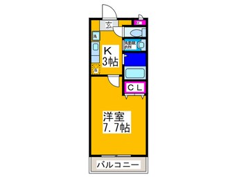 間取図 ピソ・フェンテしののめ