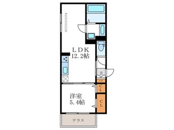 間取図 グレイス嵯峨