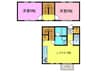 ブエナビスタ岸和田 2LDKの間取り
