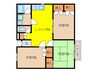 ブエナビスタ岸和田 3LDKの間取り