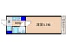 ヒューマスター３９ 1Kの間取り