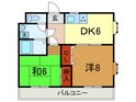 クロ－バ－ハイツ下沢の間取図